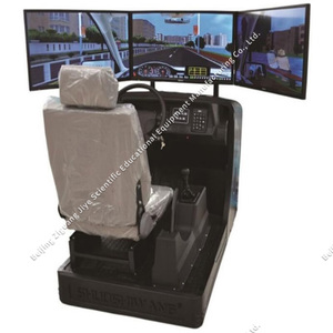 High Quality and Low-Priced Driver <strong>Simulation</strong> Trainer Three Screen Car Driving Simulator