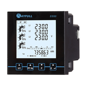 Rayfull EI930 trifásico DI y DO puerto de control Modbus RTU TCP IP Analizador de comunicación submetro - Product Image 1