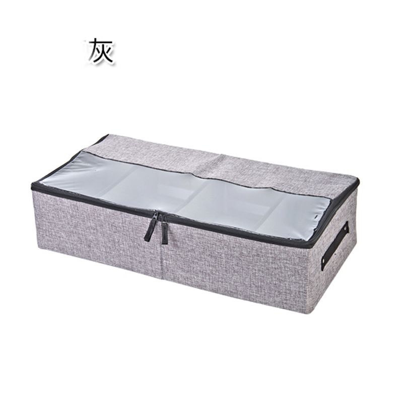 Dark gray cotton and linen