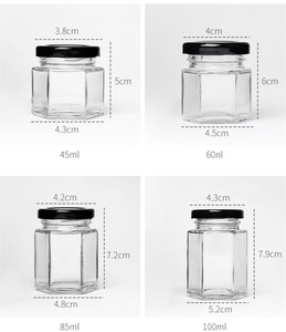 โถแก้วดองน้ำผึ้งทรงหกเหลี่ยม730มล. 180มล. 280มล. 45มล. 380มล. 500มล. มล. - Product Image 5