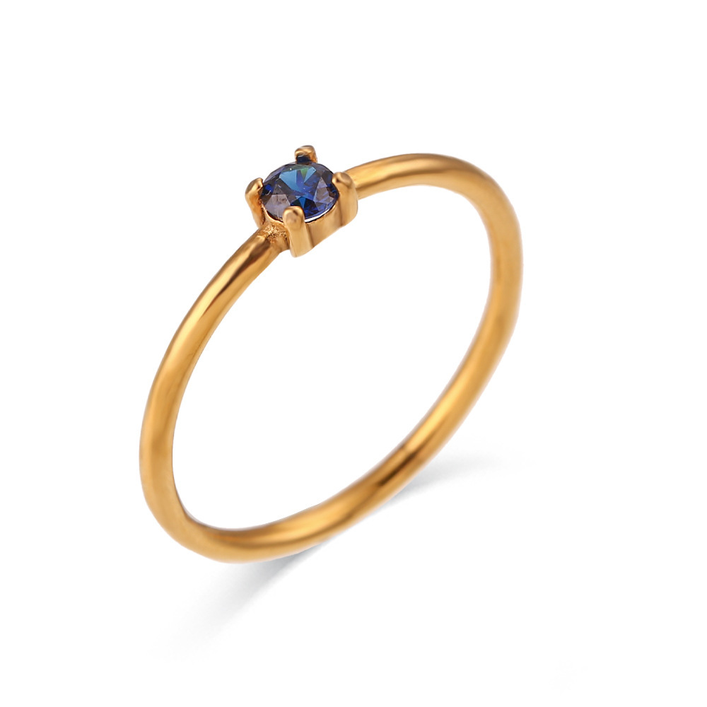bague bleu saphir