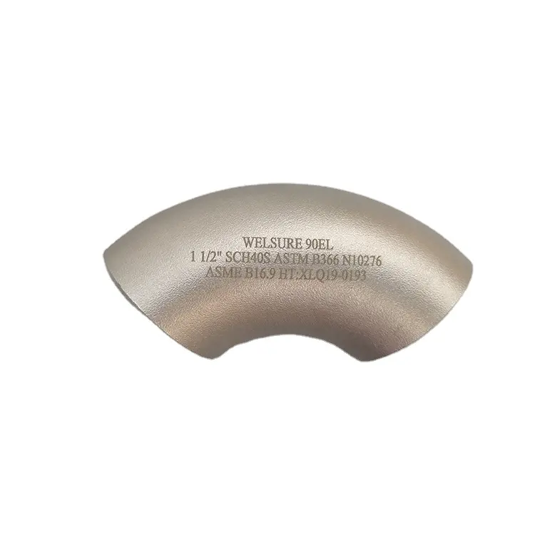 Welsure fabrika paslanmaz çelik 10 "45 derece dirsek boru tesisat AISI 304 316