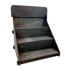 Countertop 3 <strong>Step</strong> Riser Craft Shows Wooden Portable Retail <strong>Table</strong> Product <strong>Display</strong> Stand - Product Image 2