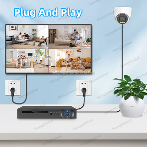 HongGlobal 8MP 4CH IP interior hogar Audio bidireccional H.265 Plug and Play CCTV Cámara NVR XMEye Pro sistema 4K grabadora de vídeo en red - Product Image 5