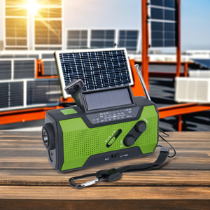 Portable Emerncy <strong>LED</strong> Display Weather Flashlight with USB Function <strong>Wind</strong> <strong>up</strong> Hand Crank Solar FM Radio AM Band Internet Radio - Product Image 6
