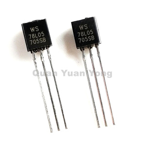 78l điều chỉnh điện áp IC tích cực cố định đầu ra 5V 100mA đ-92 bóng bán dẫn 78l05 - Product Image 2