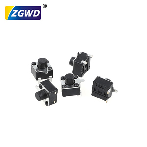 4.5x 4.5mm SMTタクトスイッチシリーズ4ピンSMD触覚プッシュボタンスイッチ4.3/4.5/4.8mm H 4.5*4.5シリーズ - Product Image 1