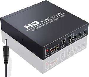 <strong>HDMI</strong>/Scart <strong>to</strong> <strong>HDMI</strong>+Coaxial Converter with 3.5mm Interface,Automatically Detect RGB(50/60Hz), <strong>Composite</strong> Video(NTSC/PAL) - Product Image 3