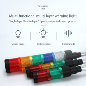 Uyarı ışığı ONPOW HBJD-40A serisi üç katmanlar RYG LED sürekli ışık led yanıp sönen uyarı ışığı sinyal kulesi - Product Image 2