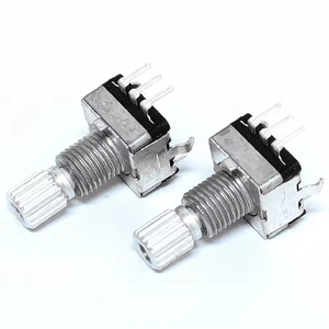 Samplemicroロータリーエンコーダ5V 20パルス20位置決め垂直回転エンコーダ押しボタン付き - Product Image 5