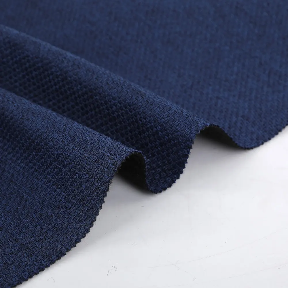 Rembourrage en tissu aspect lin 100% polyester pour canapés vente en gros