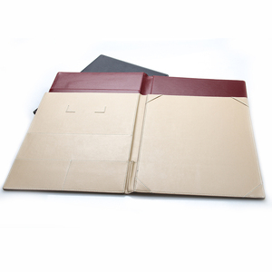 Biểu Tượng Tùy Chỉnh Đa-Chức Năng PU Da Thư Mục Máy Tính Xách Tay Pocket Tập Tin Kinh Doanh Tổ Chức A4 Da Nhân Tạo Thư Mục Tập Tin - Product Image 5