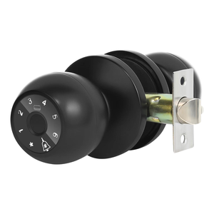 Akıllı topuzu parmak İzi tuş dijital biyometrik şifre Tuya Bluetooth kontrol elektronik anahtarsız giriş kapı kapalı kilit - Product Image 3