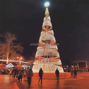Golden Supplier Commercial Outdoor Illuminated Giant Artificial Christmas Tree with Light <strong>String</strong> Xmas Decoration - Product Image 4