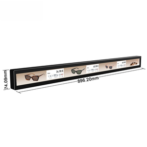 Ultra Wide Bar Shelf Edge Bildschirm Stretched Lcd Display Smart Shelf Supermarkt Werbung mit CMS Software oder Android - Product Image 5