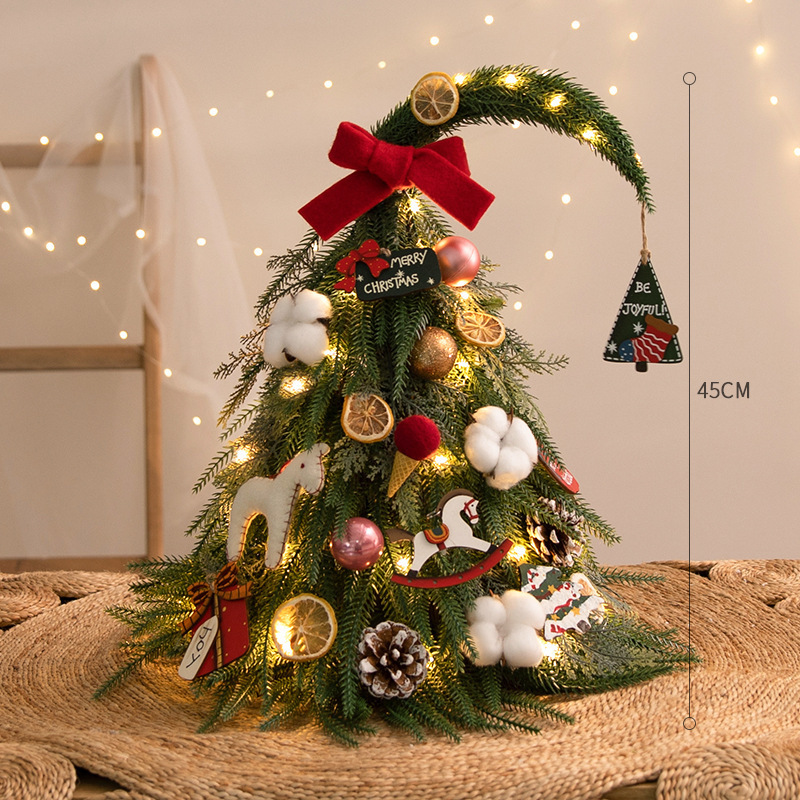 Sapin de Noël Pe avec lumières-45cm