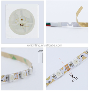 Zickzack S Adressierbarer LED-Streifen RGB Smart 5V WS2812B 6MM SPI Digital Bieg bares Zickzack-RGBIC Adressierbares LED-Streifen licht für Schilder