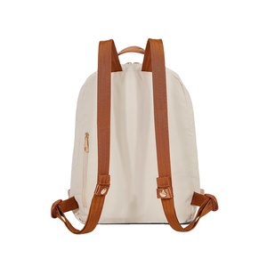 14 Mini Cream Brand Günstige Mädchen Kleine Herren Vintage Herren Umwelt freundlich Weiß Großhandel Blank Schlüssel bund Baumwolle Canvas Taschen Rucksack - Product Image 4