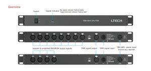 LTECH DMX/RDM 5-pin XLR Signal Amplifier and <strong>Distributor</strong> <strong>4</strong>-way Stage Lighting Signal Amplifier - Product Image 6