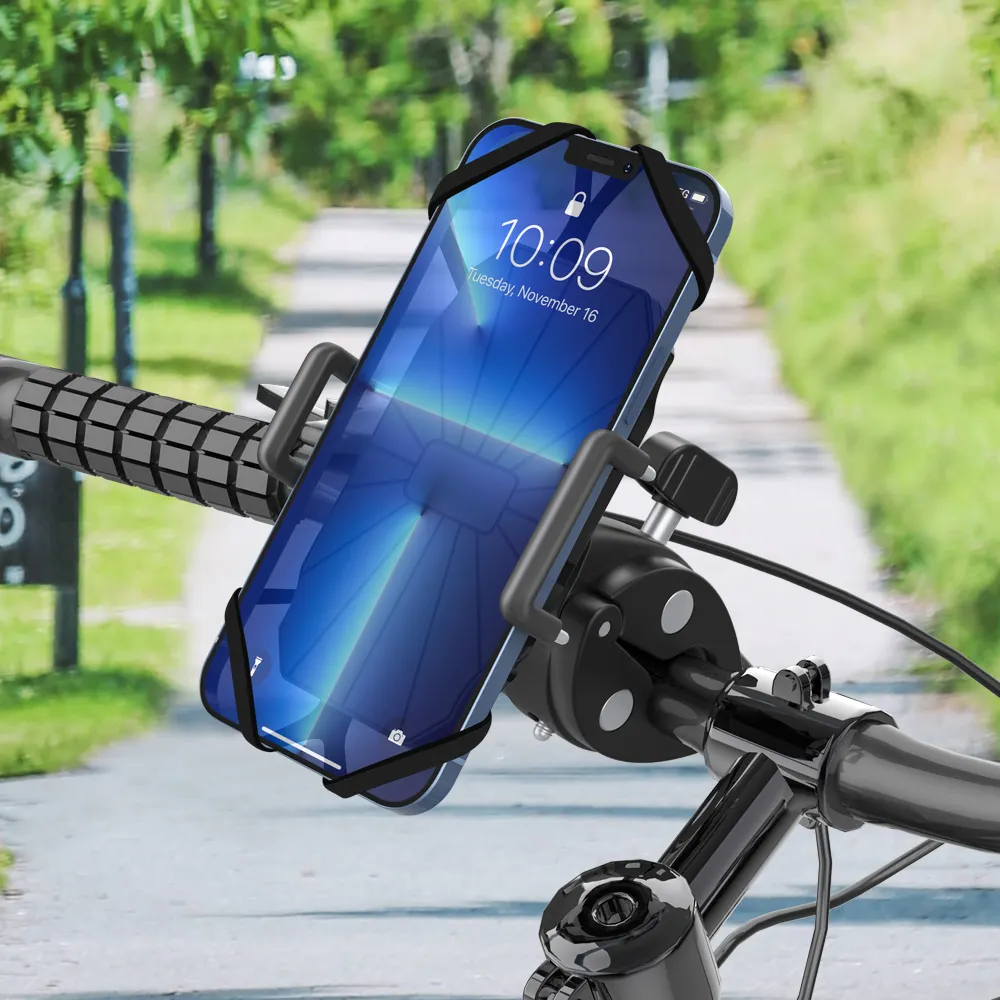 최고 판매자 2022 최고의 품질 내구성 알루미늄 합금 자전거 자전거 휴대 전화 홀더