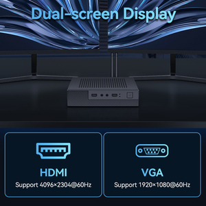 มินิพีซี12th I7 1255u (ถึง4.7กิกะเฮิร์ตซ์) มินิเกมพีซี Win11โปร4K คู่ WIFI คอมพิวเตอร์ธุรกิจขนาดเล็ก - Product Image 6