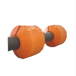 Flotador de tubo de dragado combinado con bomba de succión DE CORTADOR de 24 pulgadas para tubería de dragado de lodos de HDPE/ACERO - Product Image 1