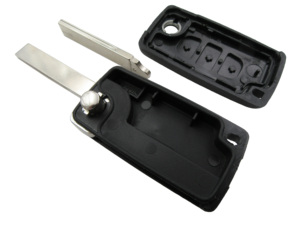 Yüksek kalite iyi fiyat c-itroen 3 düğmeler (gövde) 407 Flip anahtar kılıfı Fob durumda hiçbir pil yeri (CE0523) HU83 bıçak ile - Product Image 3