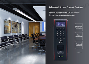 ZK-teclado impermeable TF1700 IP65, Control de acceso biométrico con huella dactilar para tarjeta RFID, sistema de Control de acceso de puerta - Product Image 5