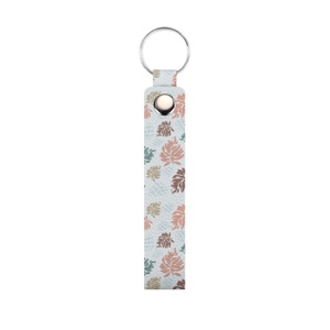 Halka su geçirmez deri ile el yapımı özel anahtarlık Hawaiian anahtarlık tam baskı anahtarlık bırakın - Product Image 6