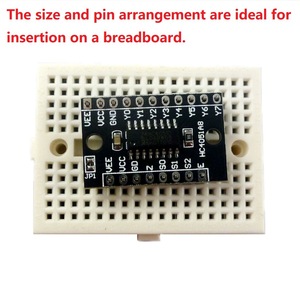 2x 8ch analogico Multiplexer/Demultiplexer 74 hc4051 modulo per Arduino Raspberry Pi Breadboard