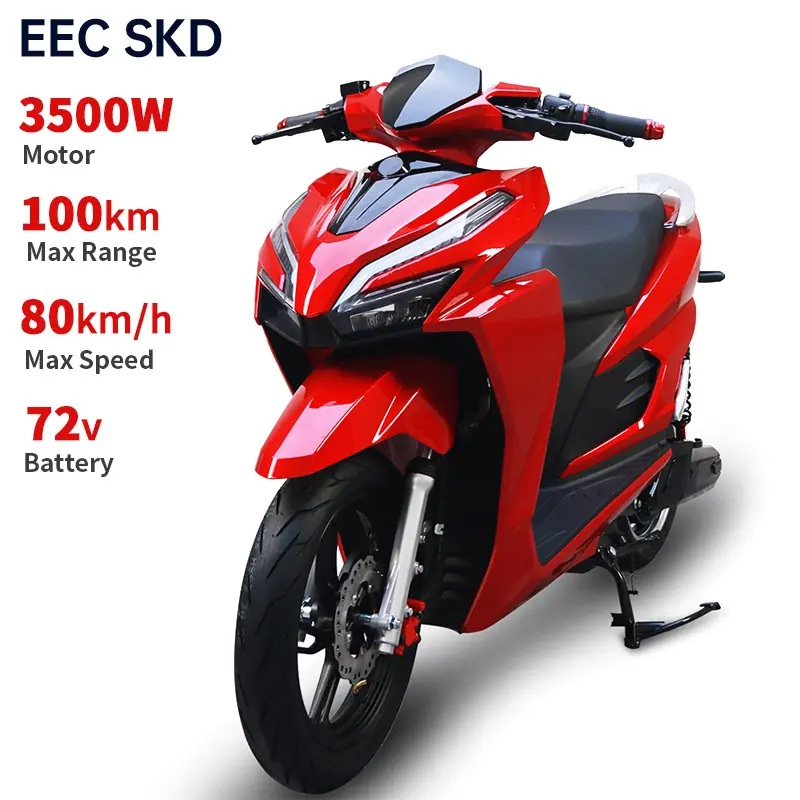 2024 새로운 디자인 멋진 스타일의 전기 오토바이 3500W 강력한 전기 페달 스쿠터