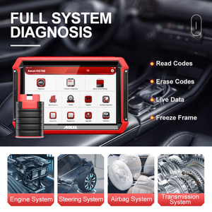 ANCEL-Escáner de diagnóstico automotriz DS700, herramienta de diagnóstico automotriz, sistema completo de codificación ECU, escáner de prueba activa OBD 2, diagnóstico automático - Product Image 3