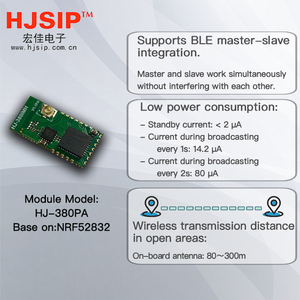 HJSIP Módulo Bluetooth BLE5.1DA14531 Incluye Puerto UART transmisión transparente IOTMódulo BLE de antena incorporado - Product Image 5