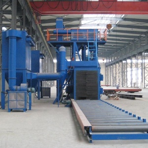 Roller Conveyor Shot <strong>Blasting</strong> Machine Automatic Sand <strong>Blasting</strong> for H Beam - Product Image 5