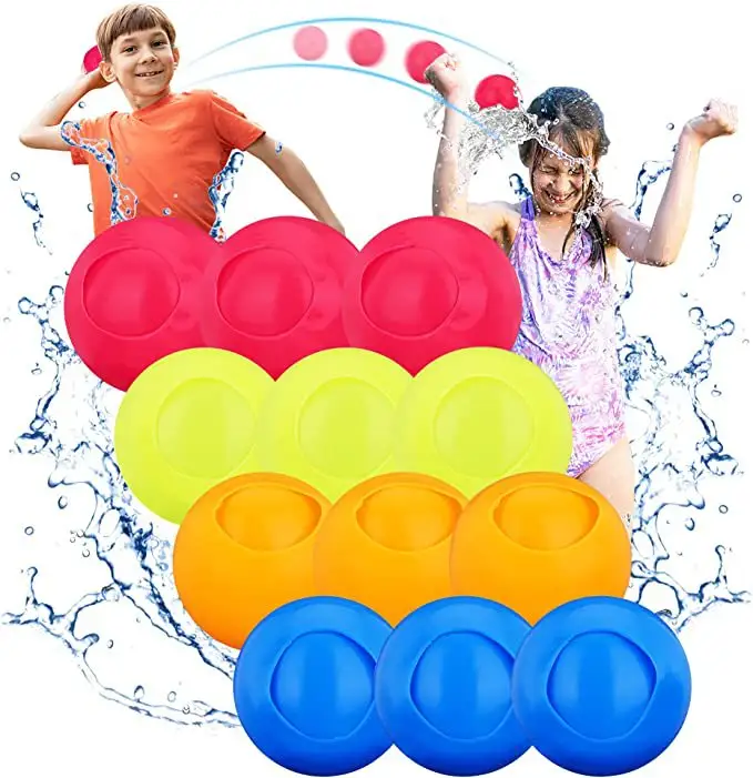 2024 новые летние силиконовые игрушки самоуплотняющие многоразовые шары с водяными бомбами детские игрушки быстро легко использовать водяные шары