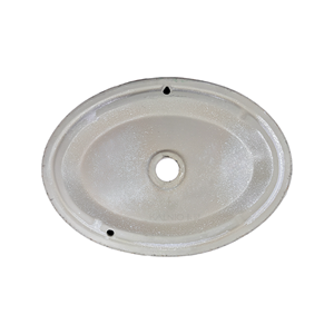 Modern Round Ceramic Basin <strong>Sink</strong> Easy Mount Installation for Bathroom and Kitchen Use Oval <strong>Shape</strong> for Countertop Wash - Product Image 6
