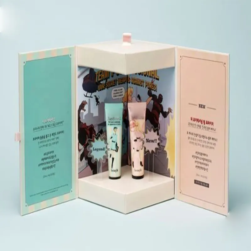 Boîte de papier de petits cosmétiques personnalisés à prix compétitif emballage de soins de la peau de maquillage boîte de soins de beauté du visage