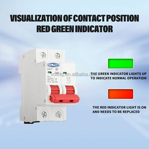 Mini disyuntor de circuito de 15 amperios, 2P/3P, carril Din, MCB, con certificación CE, protección electrónica LI, corriente nominal de 25A - Product Image 3
