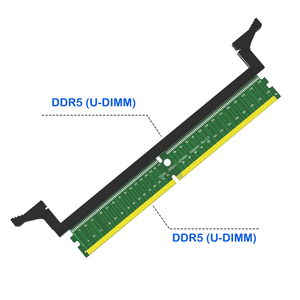 <strong>Desktop</strong> DDR5 288 Pin <strong>Ram</strong> Adapter <strong>DDR</strong> 5 <strong>Memory</strong> Module for Test Protection Card Long Fixed Buckle <strong>RAM</strong> protection Accessories - Product Image 2