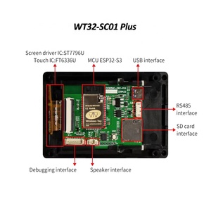 WT32-SC01 Plus ESP32 Touch LCD 3.5 pollici Smart Display 320x480 pannello MCU scheda di sviluppo integrato WiFi-BT WT SC01
