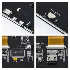 Raspberry Pi 4B 10.1 Inch Touch Screen 1024x600 IPS LCD mit 2 Speackers Display + Holder für Raspberry Pi 4 Model B/3B +/PC