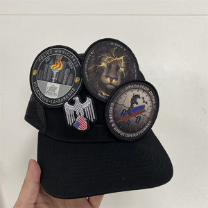 Custom Fabric Embroidered <strong>Hook</strong> and <strong>Loop</strong> Patch Badges Sew on Embroidery Patches Clothing Woven Patch for Hat - Product Image 3