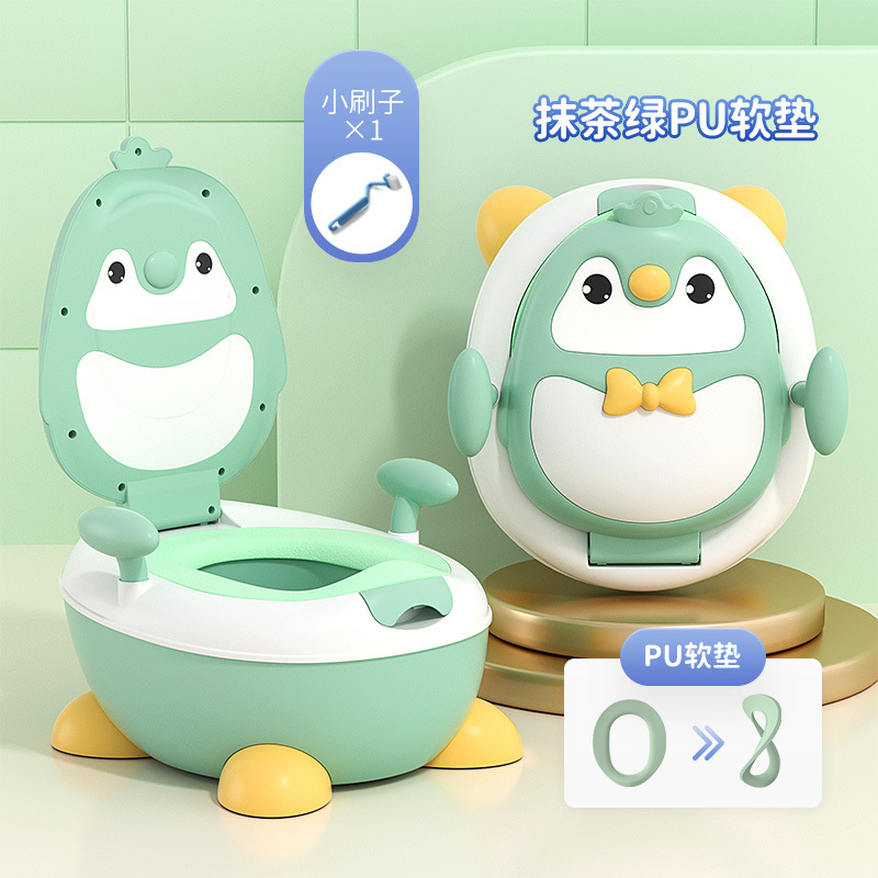 Penguin Green Cushion