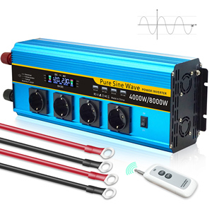 3000 ואט 4000 וואט 8000 וואט DC ל-AC 12 וולט <span class=keywords><strong>220V</strong></span> יוקסלטיצ'י גרמניה שקע מסך LCD מסך טהור מהפך מתח גלי סינוס