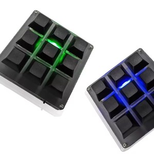 Teclado personalizado inalámbrico de 9 teclas 2,4G USB BT 3 modos Botones intercambiables en caliente 3 Escenas de aplicación Personalización de teclas - Product Image 2