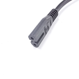 C7 C8 güç kablosu 0.75mm2 2m siyah C8 Panel C7 güç  uzatma kablosu - Product Image 4