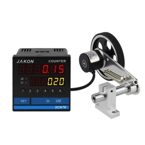 Contador de pantalla Digital electrónica de alta precisión, rueda rodante, controlador de codificador SCN76 para conteo de plástico de bandas de borde - Product Image 1