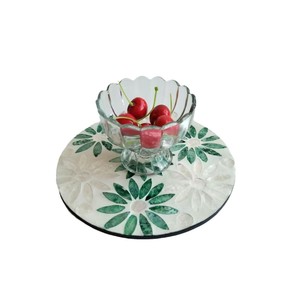 Cảm giác tiên tiến vỏ Inlay cách nhiệt khay tấm Mat ánh sáng hiện đại sang trọng Phương Tây thực phẩm hộ gia đình Coaster placemat cho bảng - Product Image 5