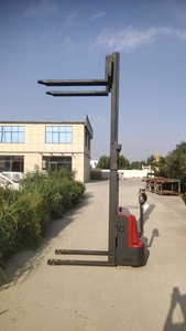 3m2ton全電気スタッカーバッテリースタンディングフォークリフトパレット2M2.5M3MCarrierカート電気スタッカーCEISO認証 - Product Image 3