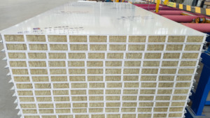 A级防火阻燃隔音降噪中空玻璃镁岩棉净化板金属面板